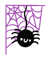 Eat Spider Web Sticker by My Doodles Atalier for iOS & Android