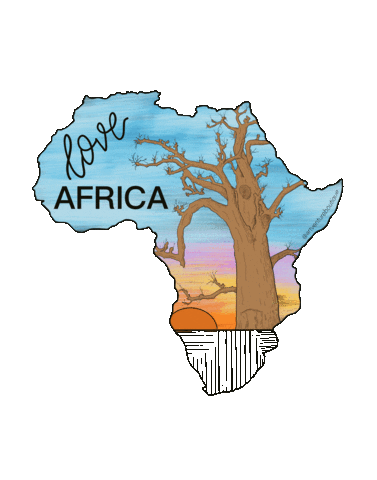 Africa Sticker