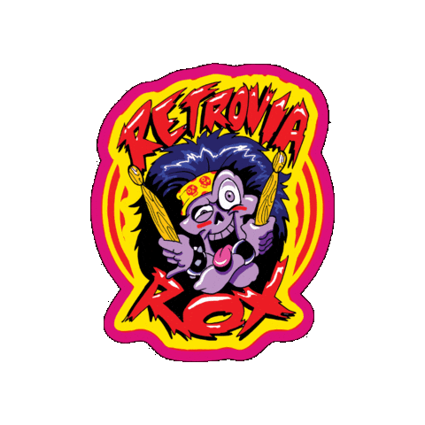 Punk Rock Art Sticker by Craniacs World