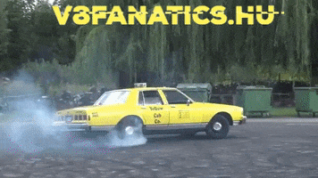 Taxi Burnout GIF by V8 Fanatics