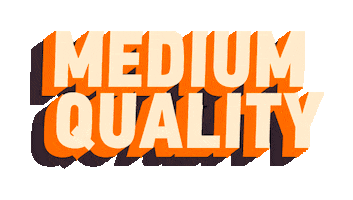 MEDIUM QUALITY Sticker