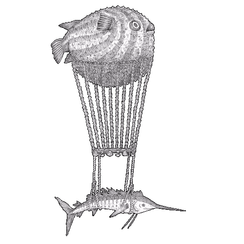 Aquatic Creatures Art Sticker by Aquatic Creatures by Riccardo Capuzzo