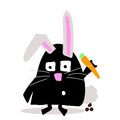 Illustration Bunny Sticker by fngrpns