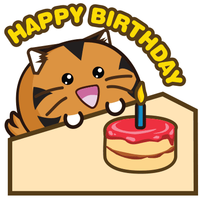 Celebrate Happy Birthday GIF by Fuzzballs