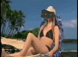 Virtual Reality Beach GIF
