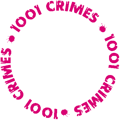 1001 crimes Sticker