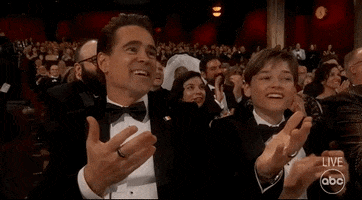Colin Farrell Oscars GIF by The Academy Awards