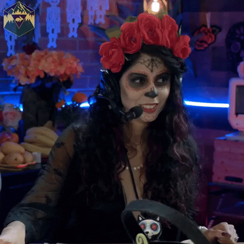 Day Of The Dead Reaction GIF by Hyper RPG