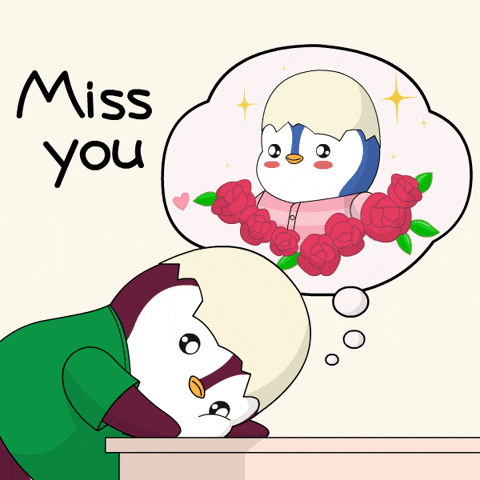 Miss U GIF by Pudgy Penguins