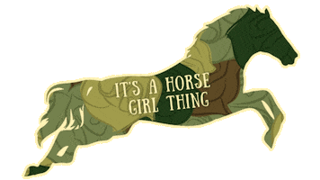 Horse Ride Sticker by Saddle and Sage