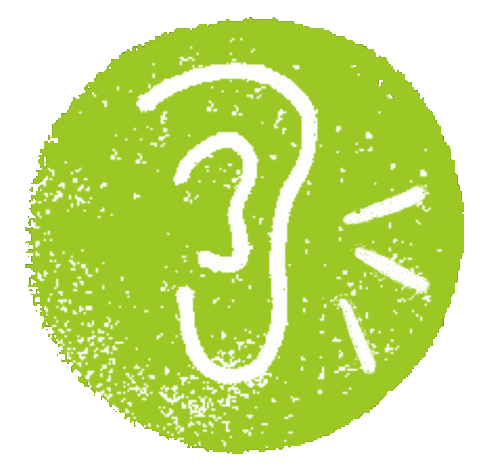 wallpapers Listen Icon Gif icon nose sticker by kreisrund