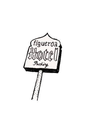 Hotel Figueroa Sticker