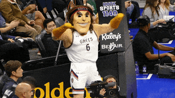stmaryscaofficial dancing mascot smc saint marys college GIF