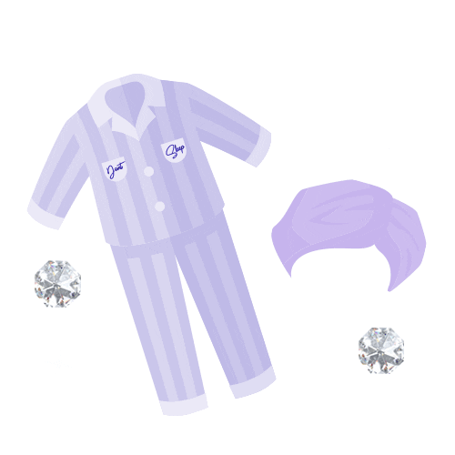 International Slumber Party Sticker