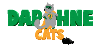 Daphne Cats Litter Sticker