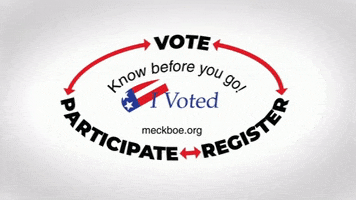 MeckCounty voting voter nc northcarolina GIF