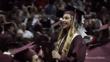 College Graduation GIF by Missouri State University