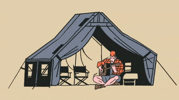 Chill Camping GIF by Meister HQ