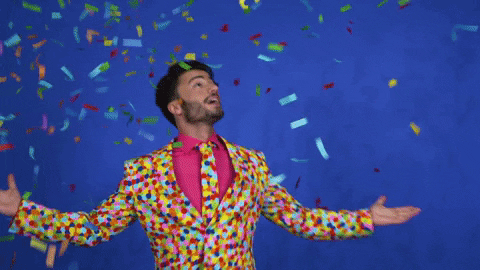 Happy Dance GIF by OppoSuits - Find & Share on GIPHY