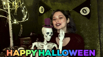 Waving Trick Or Treat GIF by Crypt TV