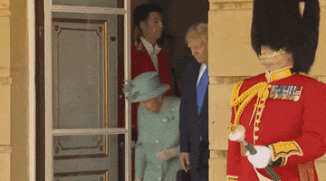 Donald Trump Uk State Visit GIF by GIPHY News