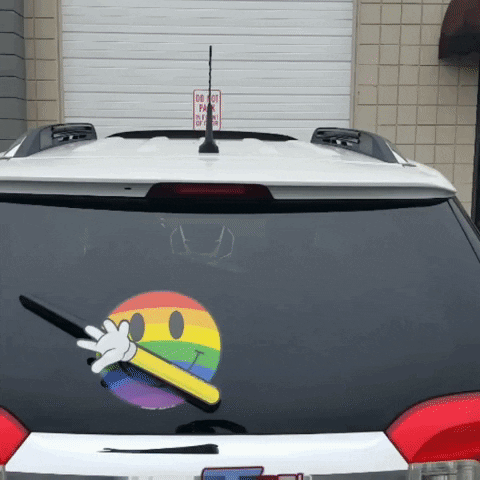 Rainbow Gay GIF by WiperTags Wiper Covers