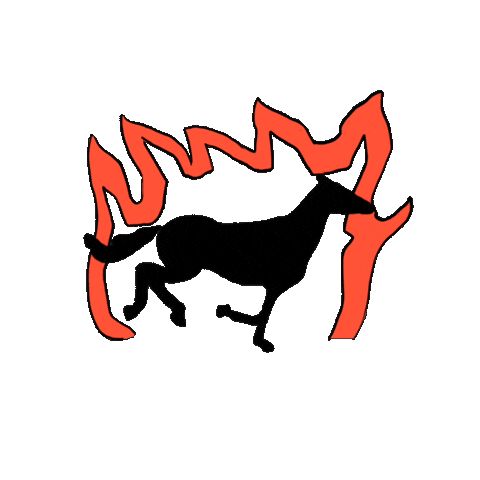 Horse Flamas Sticker by jsot
