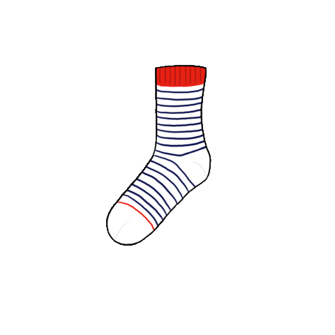 Socke Sticker by Stine-und-Stitch