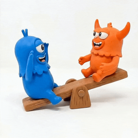 Happy See Saw GIF by Momo & Tulus