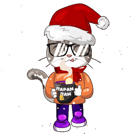 New Year Christmas Sticker