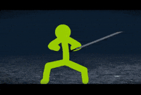 animated stick figures fighting gif