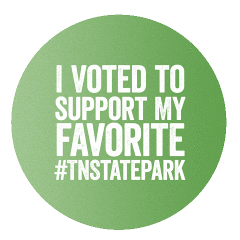 Vote Tsp Sticker by Tennessee State Parks