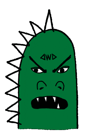 Scream Dinosaur Sticker by Dinosaurs Will Die