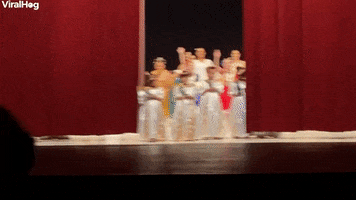 Little Ballerina Takes Her Time To Shine At Performance GIF by ViralHog