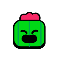 Happy Emoji Sticker By Brawl Stars For Ios Android Giphy - sad spike brawl stars