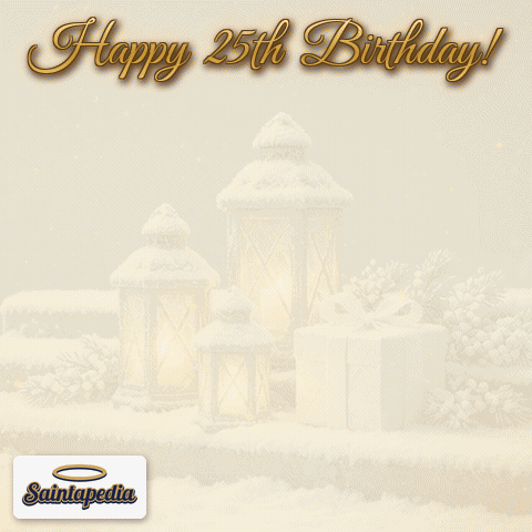 Happy Birthday GIF by Saintapedia