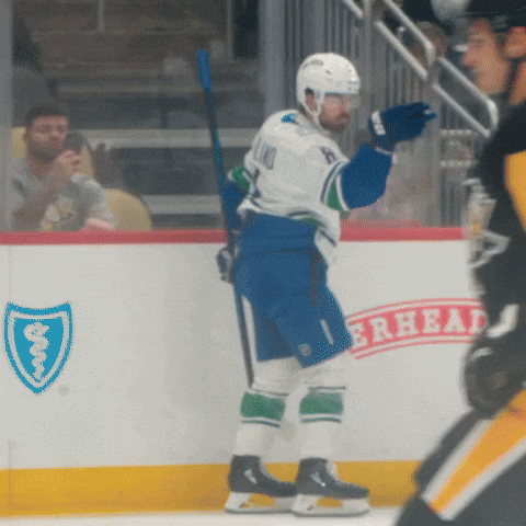 Elias Pettersson Garland GIF by Vancouver Canucks