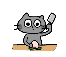 Peach Cut Sticker