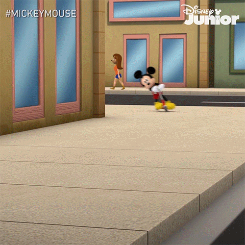 Rushing Mickey Mouse GIF by Disney Jr.