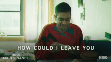 how could i leave you? the guy GIF by High Maintenance