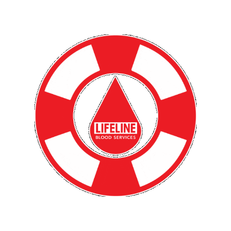 Blood Drive Spin Sticker by Lifeline Blood Services