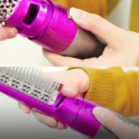 5-in-1 Hair Dryer Set - Hot Air Brush Blow Dryer Straightener & Curler – Boosterss
