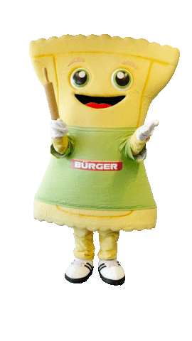 Mascot Cooking Sticker by Buerger Maultaschen