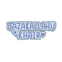 Jazakallah Jazakallahukhair Sticker for iOS & Android | GIPHY
