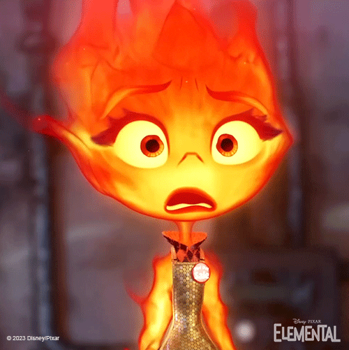 Shocked Fire GIF by Disney Pixar