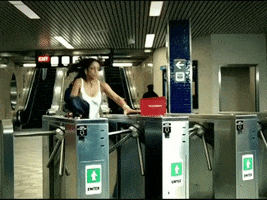 breaking the rules running GIF by Mya