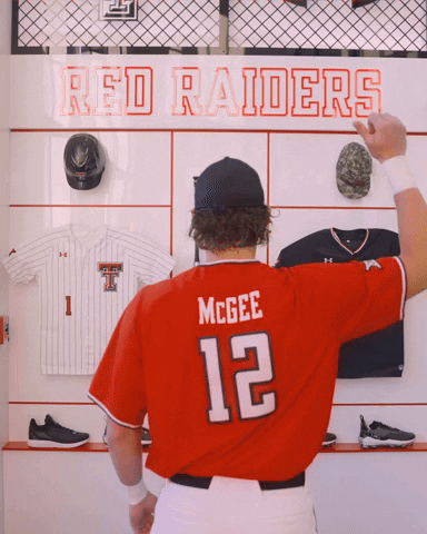 Cade Mcgee GIF by Texas Tech Baseball