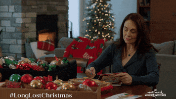 Christmas Letter GIF by Hallmark Movies & Mysteries