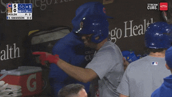 Cubs Morel GIF by Marquee Sports Network