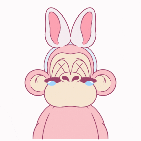Pink Crying GIF